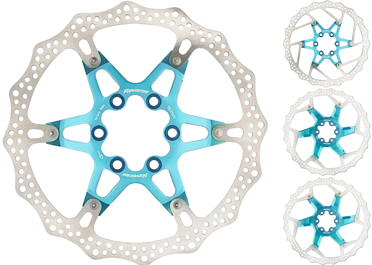 Reverse components aluminium steel rotor