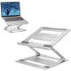 Act connectivity laptopstandaard aluminium (aluminium, opvouwbaar, traploos in hoogte verstelbaar)
