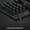 Logitech g512 carbon lightsync rgb mechanical gaming keyboard (zwart, us-international lay-out (qwerty), gx brown, 100%, rgb leds)