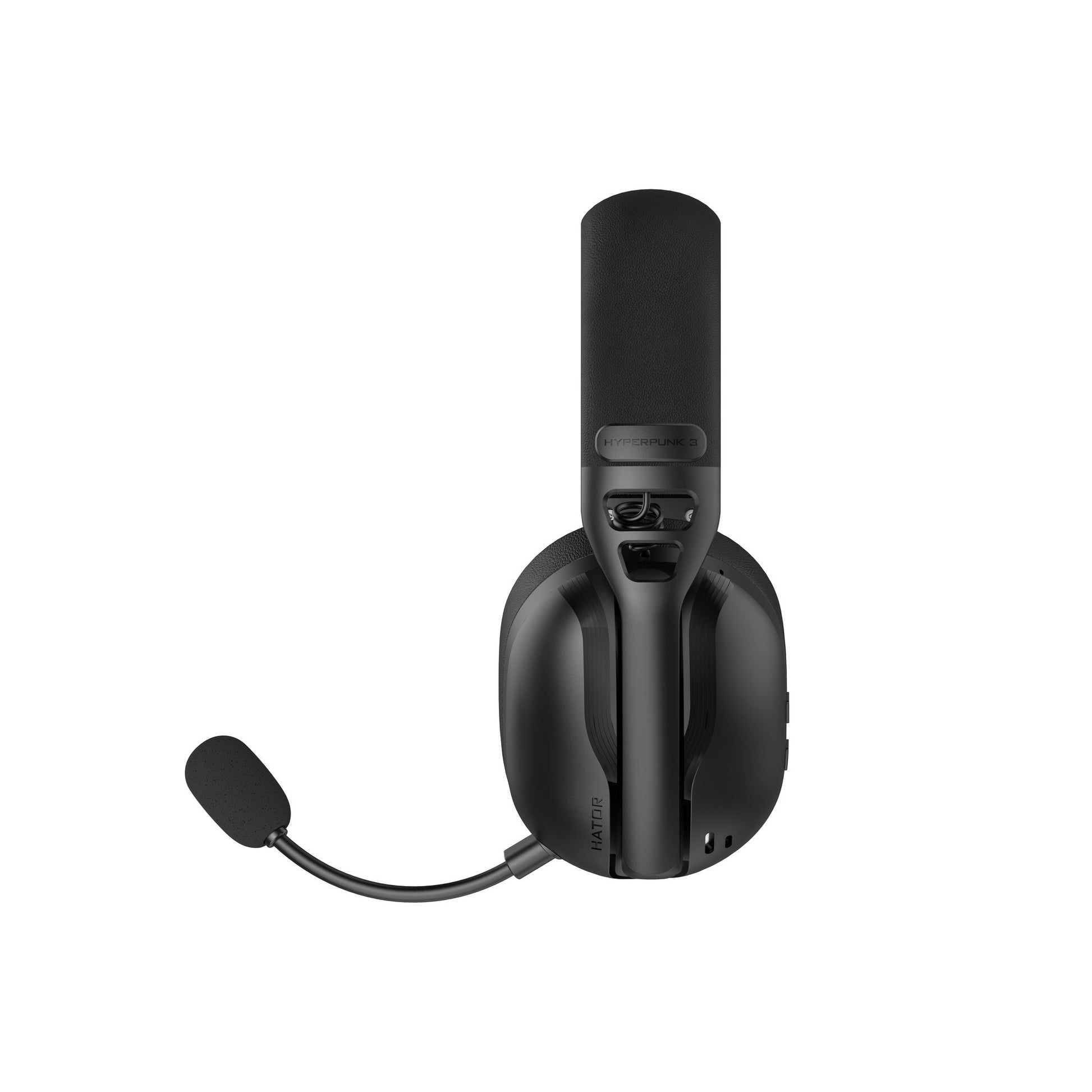 Hator hyperpunk 3 wireless over-ear gaming headset (zwart, 2.4ghz bluetooth 5.4 usb-c)