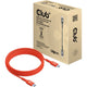 Club 3d gecertificeerd usb-c kabel (oranje, 2 meter, 240 w)