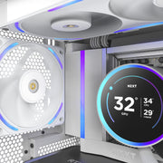 Nzxt f120x rgb case fan (wit, 120 x 120 x 30 mm, pwm) - afbeelding 10