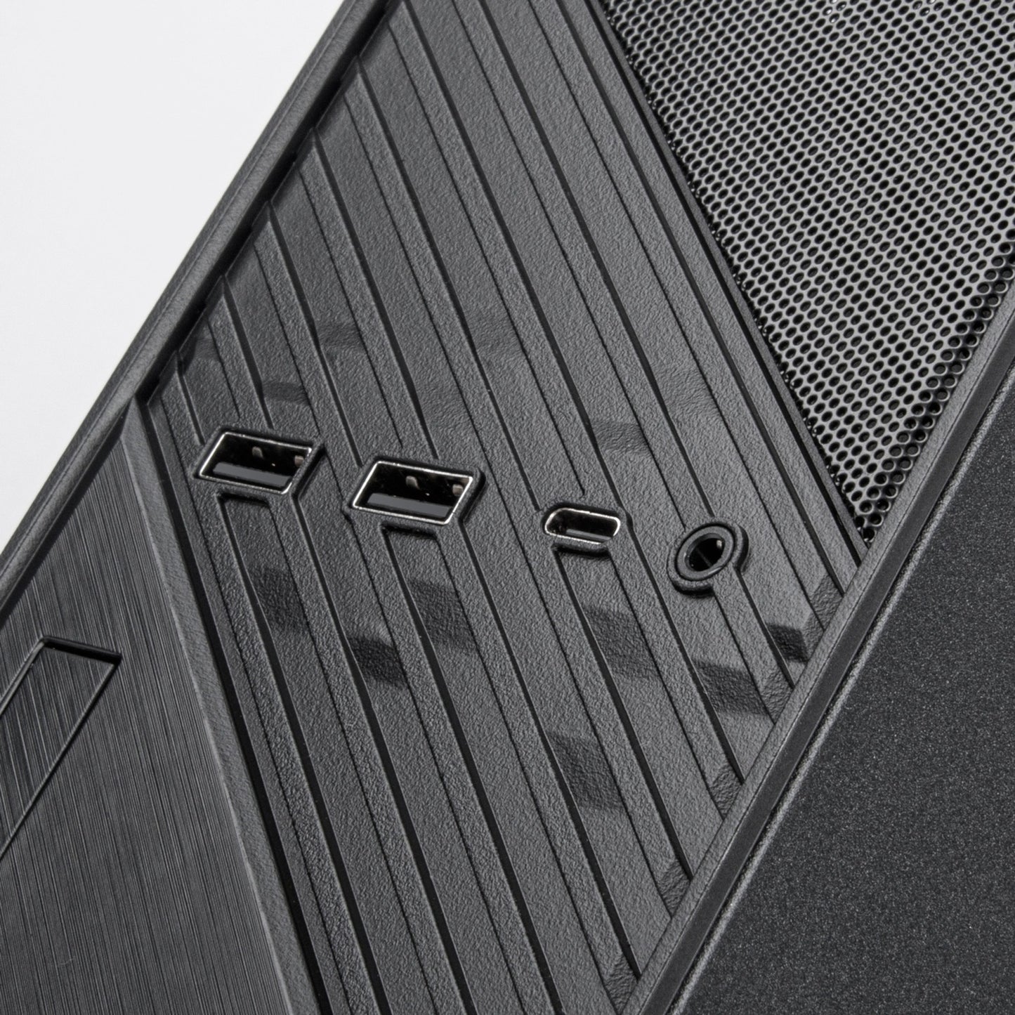 Silverstone milo 12 mini tower behuizing (zwart | 2x usb-a | 1x usb-c)