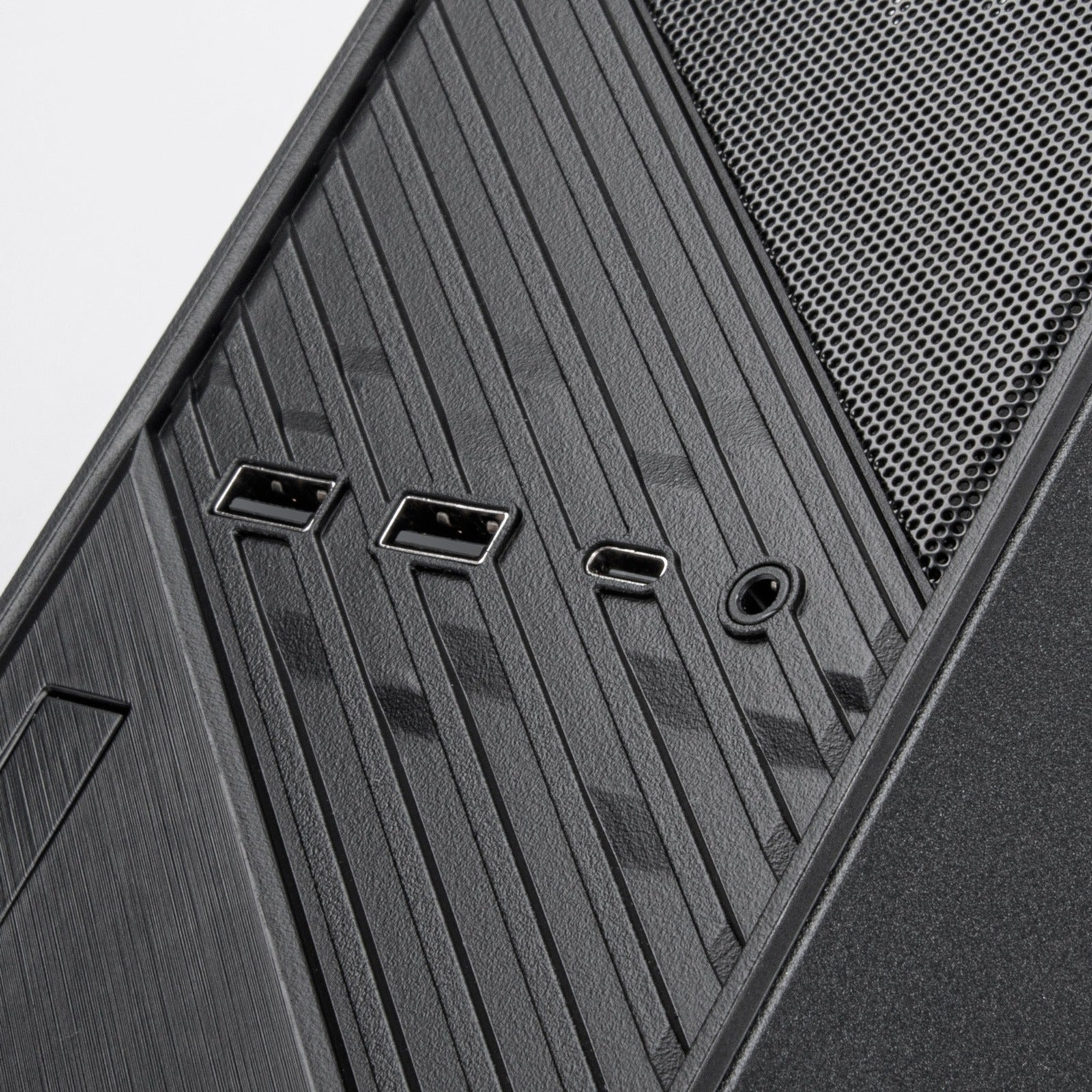Silverstone milo 12 mini tower behuizing (zwart | 2x usb-a | 1x usb-c)