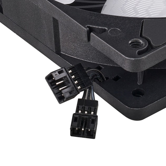 Silverstone air penetrator 120sk argb case fan (zwart, 120 x 120 x 25 mm, pwm)