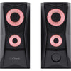 Trust gxt 606 javv rgb verlichte 2.0 speakerset pc-luidspreker (zwart)