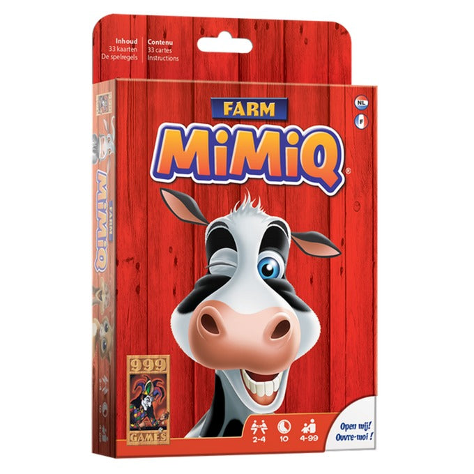 999games 999 games mimiq farm kaartspel (nederlands, 2 - 4 spelers, 10 minuten, vanaf 4 jaar)