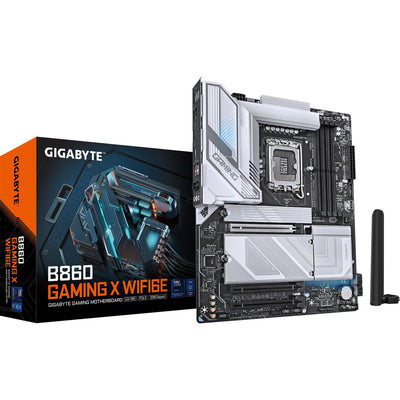 Gigabyte b860 gaming x wifi6e socket 1851 moederbord (raid, 2,5gb-lan, wi-fi 6e, bt, sound, atx)