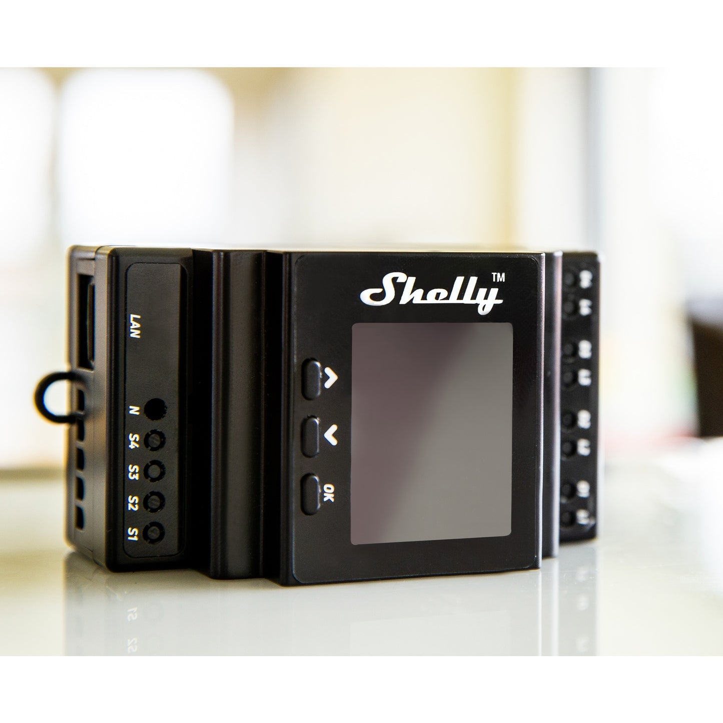 Shelly pro 4pm relais (4-kanaals, wifi, lan, bluetooth)