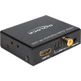 Delock hdmi audio extractor 4k adapter (zwart) - afbeelding 2