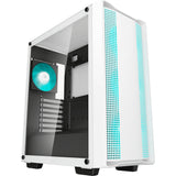 Deepcool cc560 v2 midi tower behuizing (wit | 2x usb-a | tempered glass) - afbeelding 1