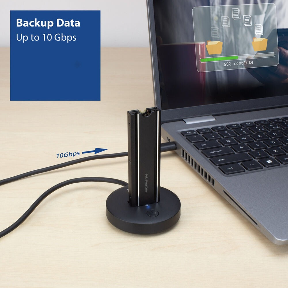 Act connectivity m.2 nvme pcie ssd dockingstation, usb-c 3.2 gen2 (zwart)