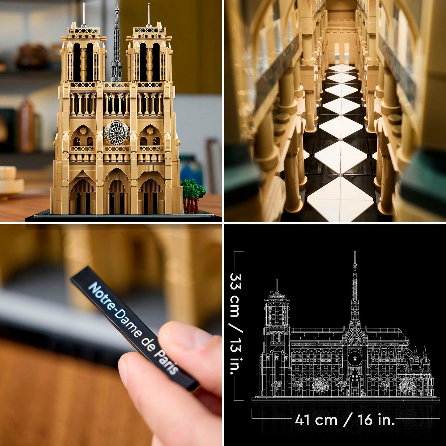 Lego architecture notre-dame van parijs - 21061