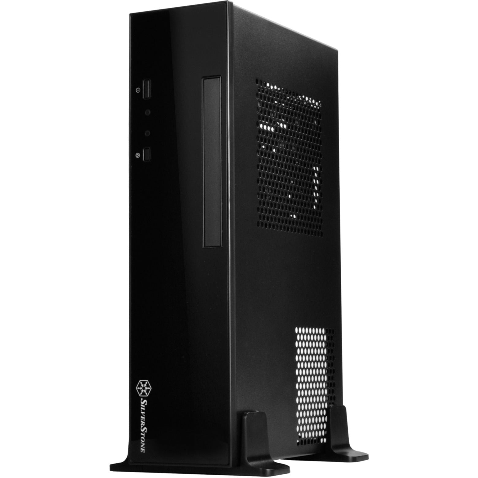 Silverstone sst-ml09b htpc behuizing (zwart | 2x usb-a)