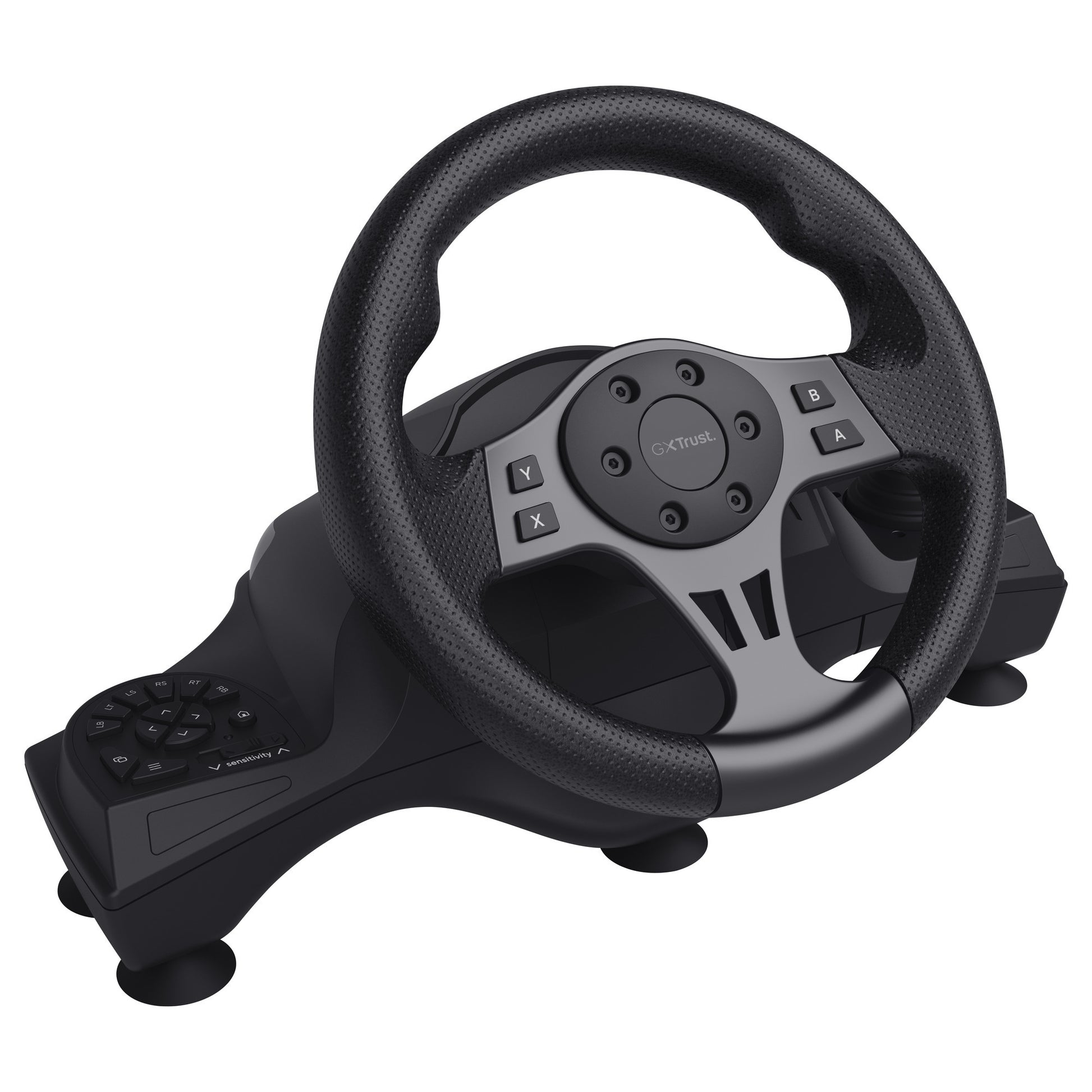 Trust gxt 289 movi racestuur stuur (zwart, pc, xbox series x s, switch, playstation 4)