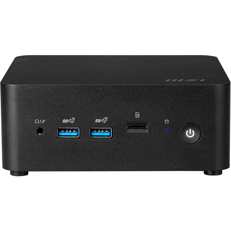 Msi cubi nuc 1mg-001eu mini-pc (zwart | core 7 150u | intel graphics | 16 gb | 1 tb ssd | epeat silver registered)
