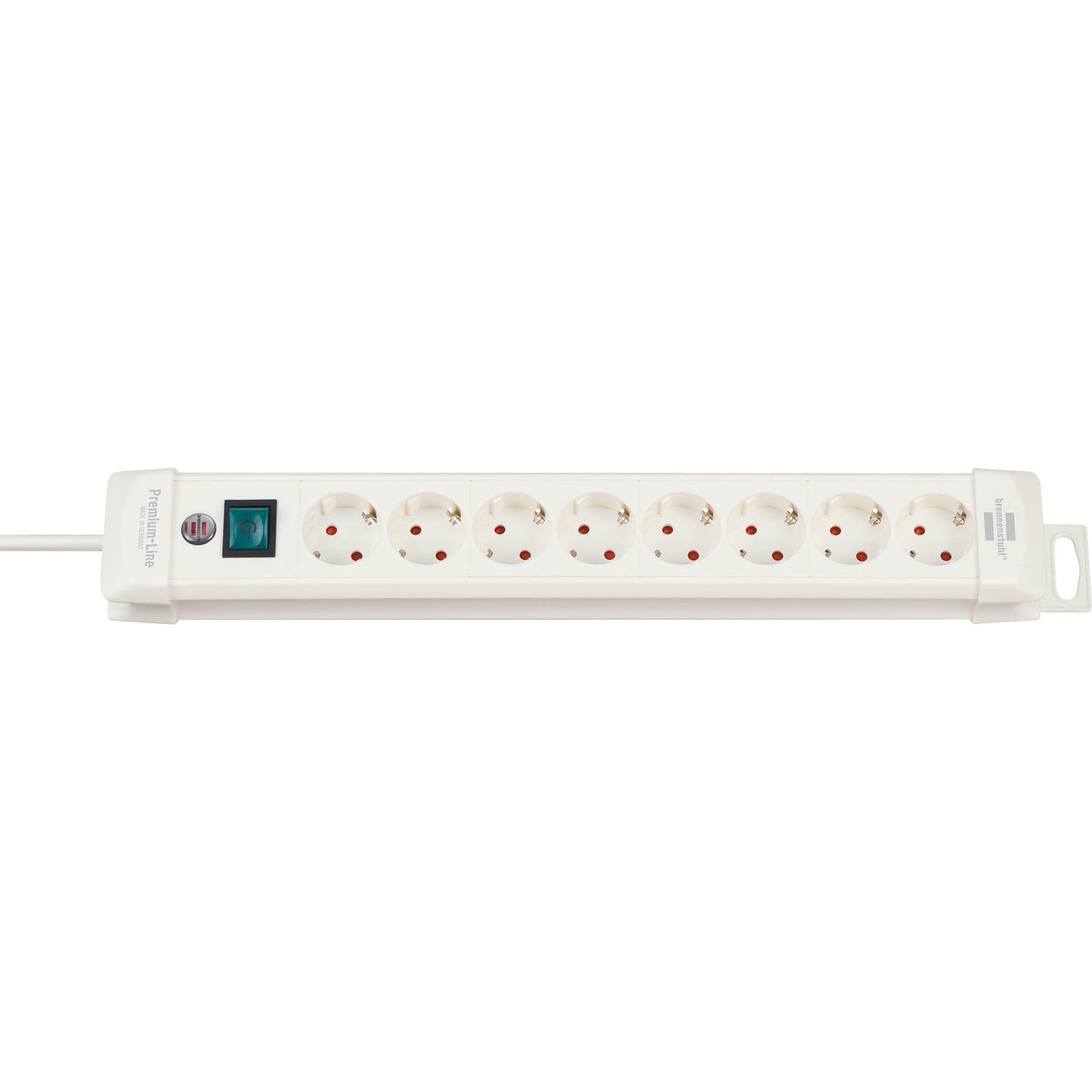 Brennenstuhl premium-line stekkerdoos 8-voudig wit 3m h05vv-f 3g1,5