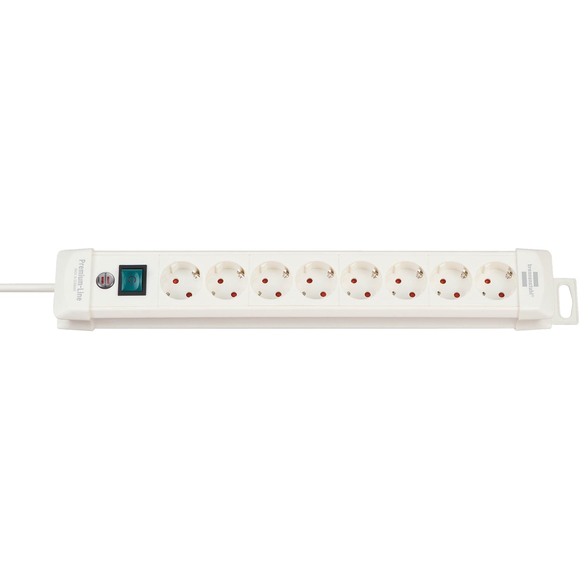 Brennenstuhl premium-line stekkerdoos 8-voudig wit 3m h05vv-f 3g1,5