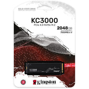 Kingston kc3000 2 tb ssd (zwart, skc3000s 2048g, pcie 4.0 nvme, m.2 2280) - afbeelding 3
