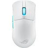 Asus rog harpe ace aim lab edition gaming muis (wit, 100 - 36.000 dpi, usb 2.0, 2,4 ghz, bluetooth, rgb leds)