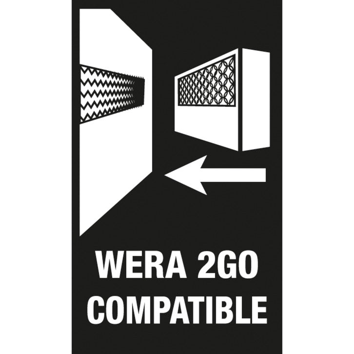 Wera 2go 3 gereedschapsbox (zwart)