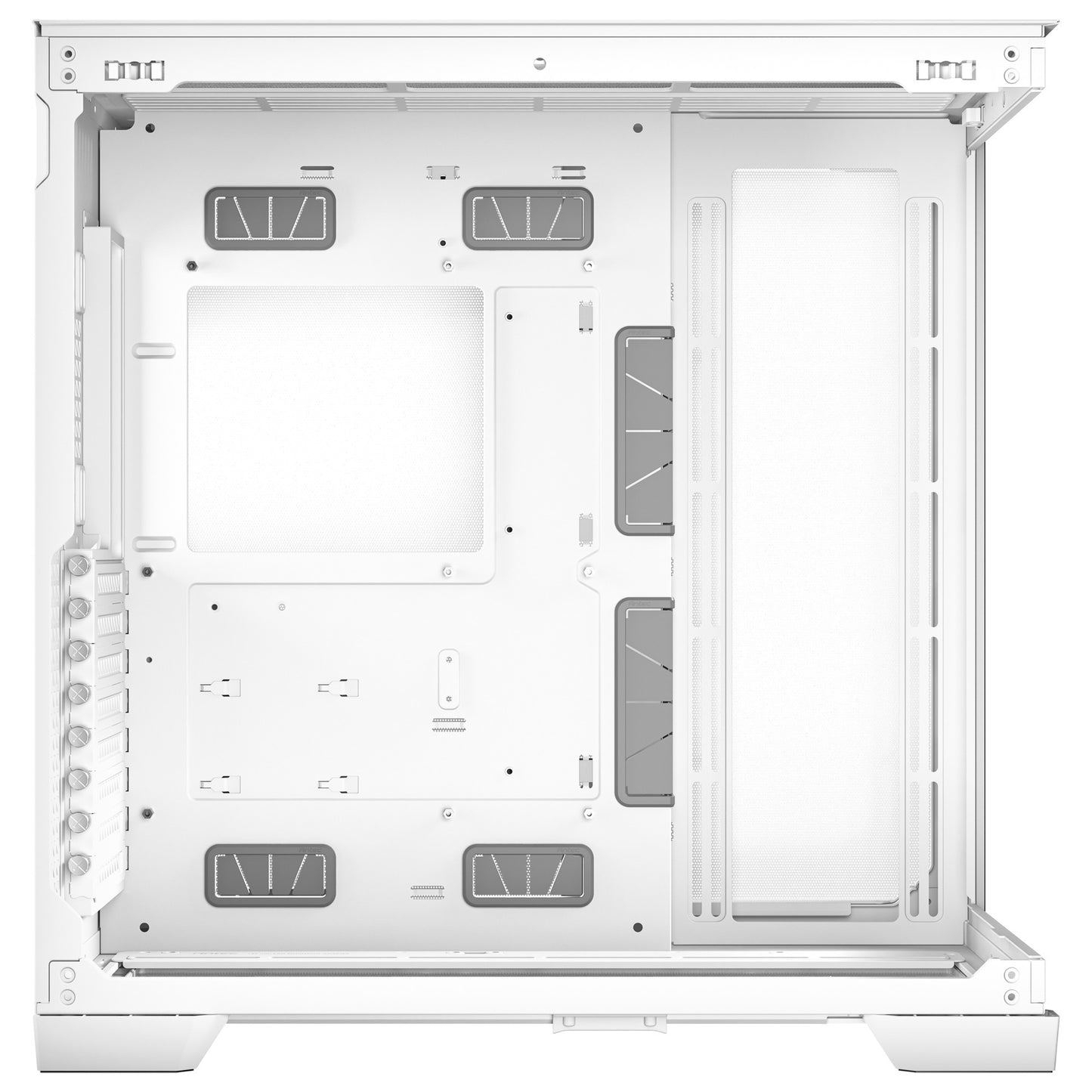 Antec c8 midi tower behuizing (wit zilver | 2x usb-a | 1x usb-c | tempered glass)