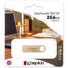 Usb-stick kingston datatraveler se9 g3 256 gb goud