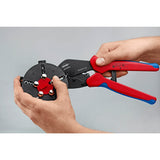 Knipex multicrimp krimptang 973302 (rood blauw) - afbeelding 5
