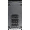 Silverstone sst-sed1-b midi tower behuizing (zwart | 2x usb-a | 1x usb-c)