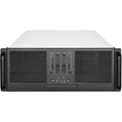 Silverstone rm41-506 rack behuizing (zwart | 2x usb-a 3.2 (5 gbit s))