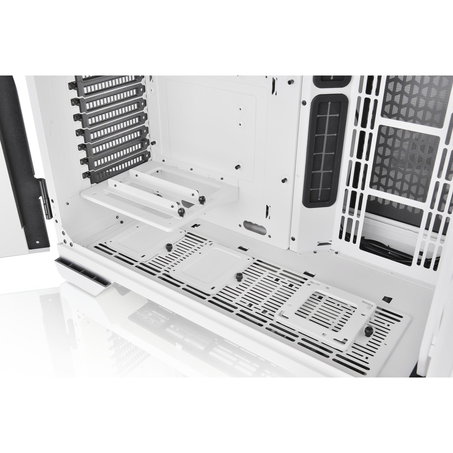 Thermaltake view 51 tg snow argb edition midi tower behuizing (wit | 4x usb-a | 1x usb-c | rgb | window)