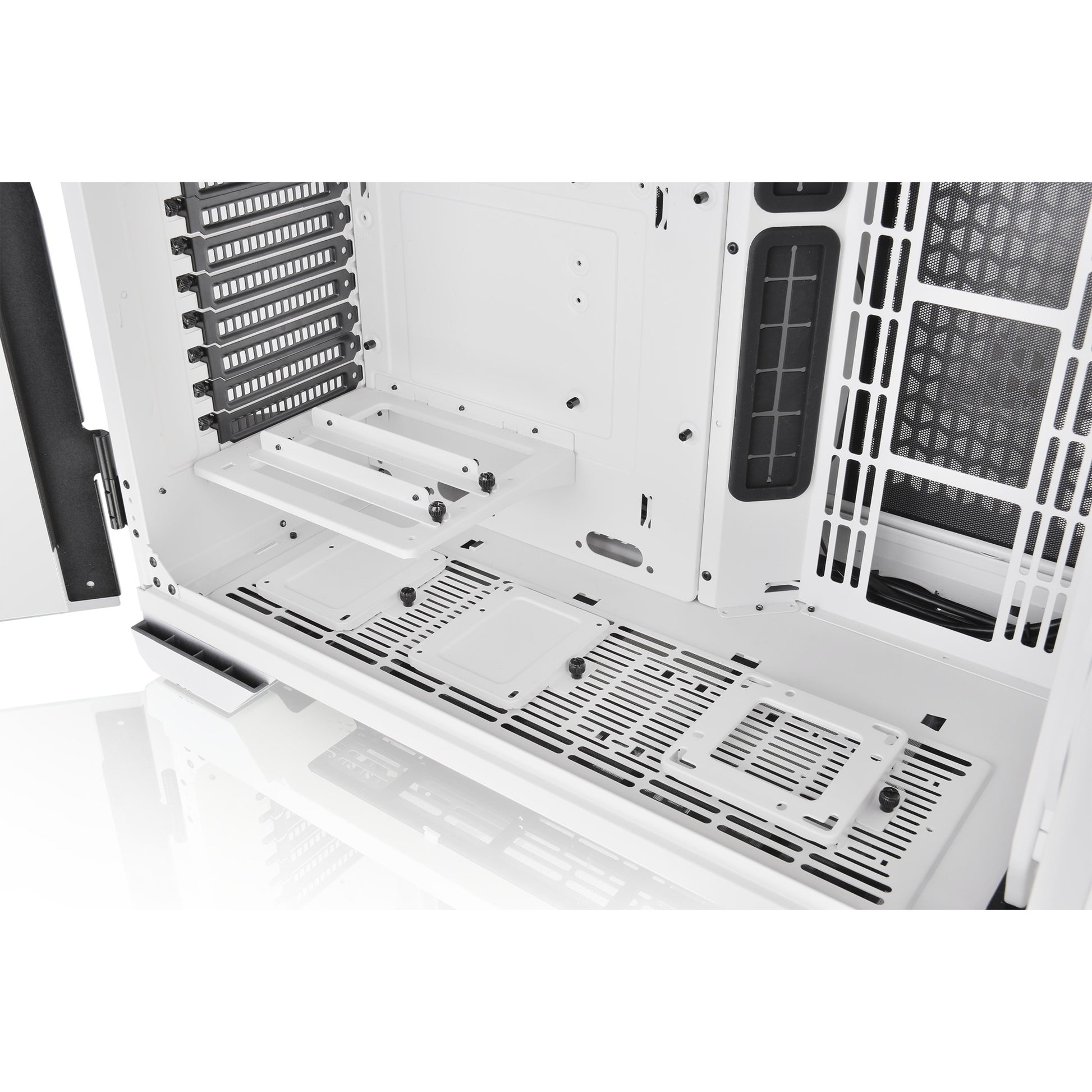 Thermaltake view 51 tg snow argb edition midi tower behuizing (wit | 4x usb-a | 1x usb-c | rgb | window)