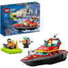 Lego city reddingsboot brand speelgoed voor kinderen - 60373