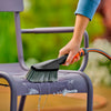 Gardena cleansystem schoonmaakset met borstel s soft, zeepstaafjes en aansluitstukken wasborstel (grijs oranje, 18862-20)