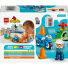 Lego duplo town - blauwe politiemotor educatief montessori speelgoed voor kinderen - 10471