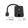 Club 3d cac-2531 usb-c naar rj45 10g ethernet adapter (zwart)