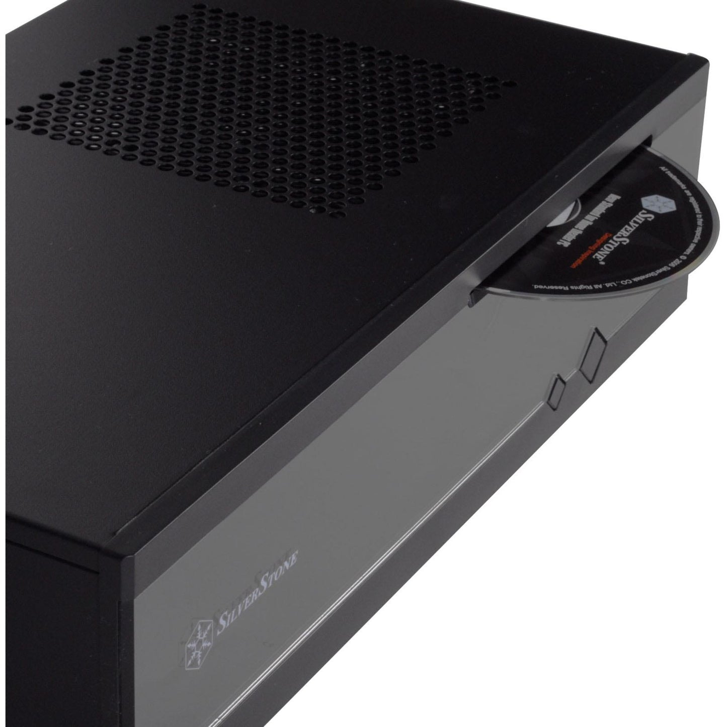 Silverstone milo ml05b htpc behuizing (zwart | 2x usb-a)