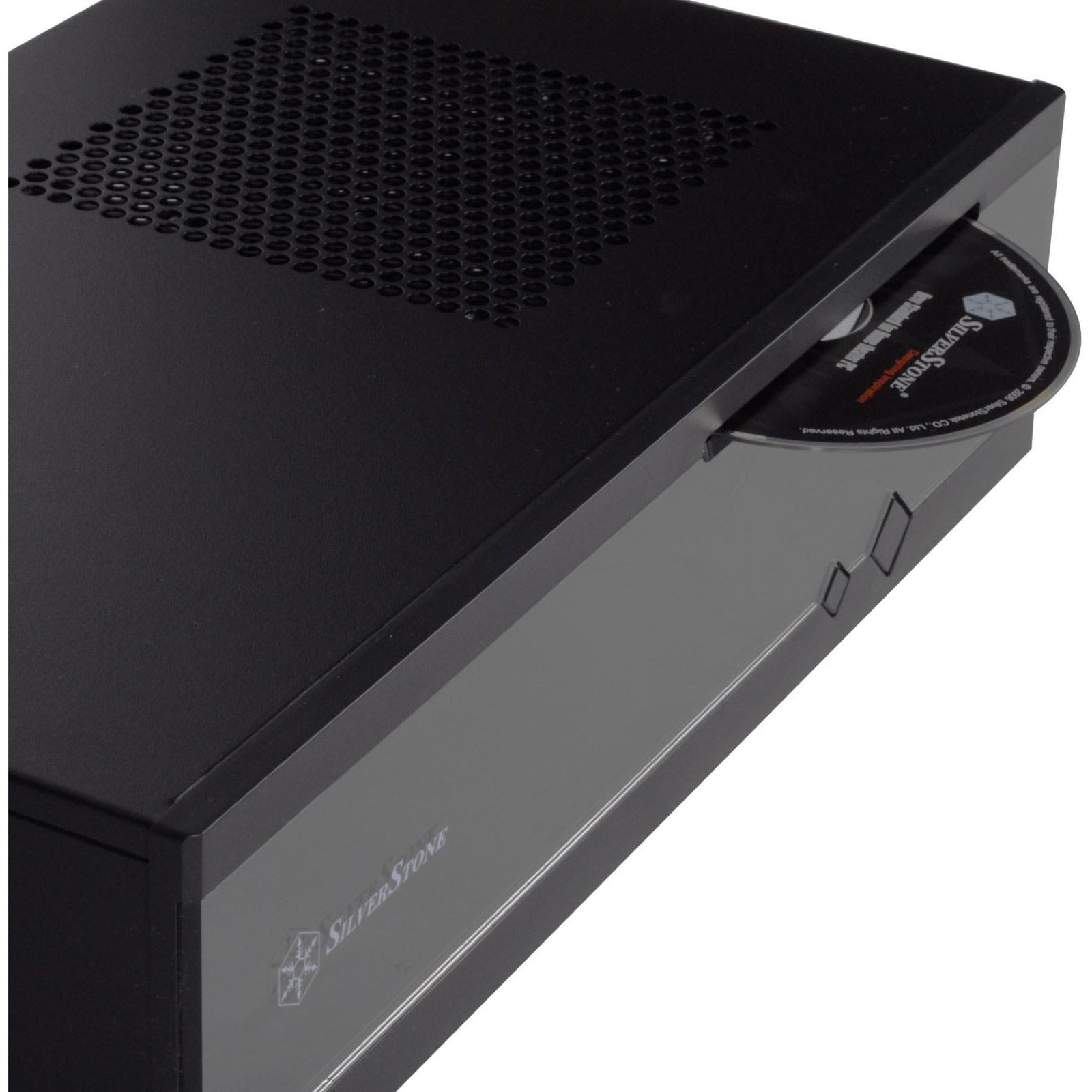 Silverstone milo ml05b htpc behuizing (zwart | 2x usb-a)