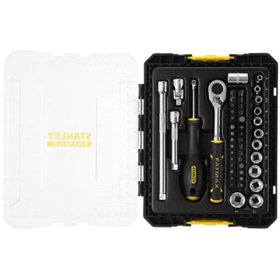 Stanley fatmax tstak dopsleutelset 1 4 fmmt98101-0 (zwart geel, 48 delig)