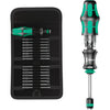 Wera kraftform kompakt 60 kk, 17-delig dopsleutel (zwart groen, bits met kogelkop)