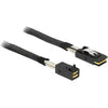 Delock mini sas hd sff-8643 > mini sas sff-8087, 0,5m kabel (zwart, 83388)
