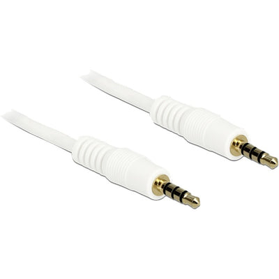 Delock 3,5 mm kabel (wit, 5 meter)