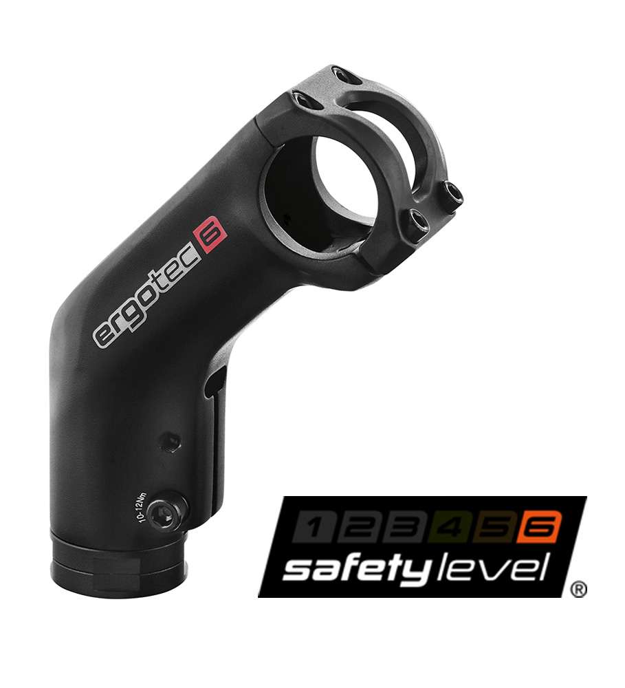 Ergotec stuurpen HighBarracuda Ahead 28.6 31.8, 90mm, 45°