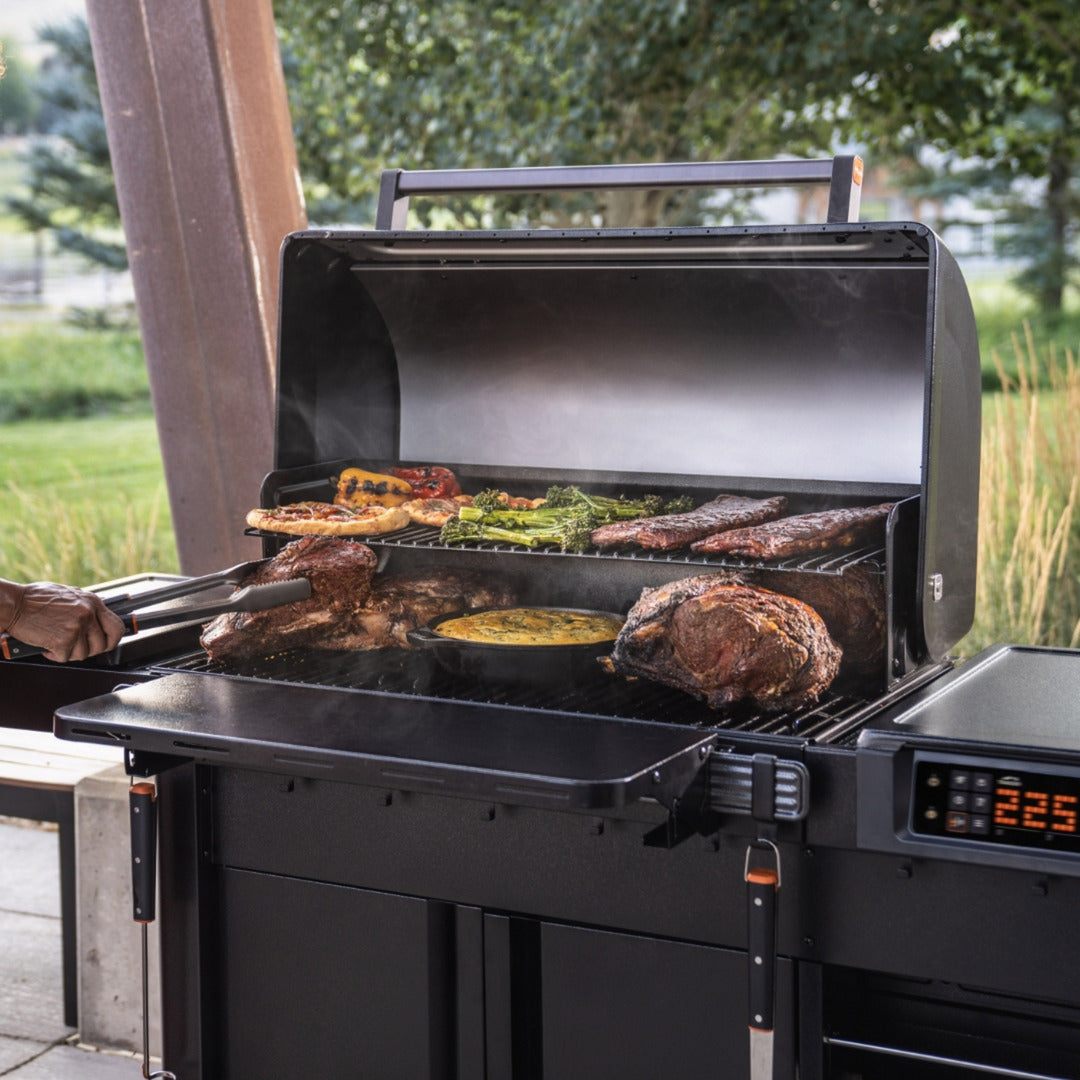Traeger woodridge elite pellet barbecue (zwart, wifire)