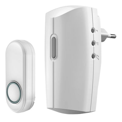 Klikaanklikuit acdb-8000ac plug-in draadloze deurbelset (wit)