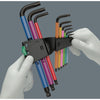 Wera inbussleutelset torx 967 9 tx bo multicolour 1 sb (9-delig, torx t8 tot t40)