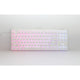 Ducky one 3 classic pure white tkl rgb mechanisch toetsenbord (wit, us lay-out (qwerty), cherry mx speed silver, 80% (tkl), rgb leds, double-shot pbt, hot-swappable, quack mechanics)