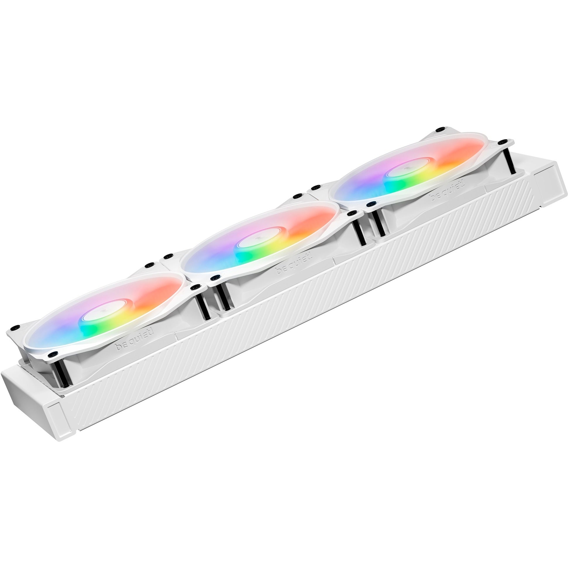 Be quiet! light wings lx pwm high-speed rgb case fans (wit, 3 stuks, 120 x 120 x 25 mm)