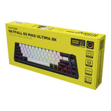 Hator skyfall mag ultima 8k wireless rgb mechanisch gaming toetsenbord (zwart, us lay-out (qwerty), hator aurum ice, 65%, rgb, double-shot pbt, hot-swap, 2.4ghz | bluetooth | usb-c) - afbeelding 8