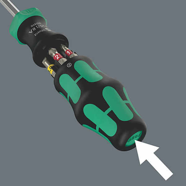 Wera kraftform kompakt 27 ra 1, 6‑delig bitset (zwart groen)